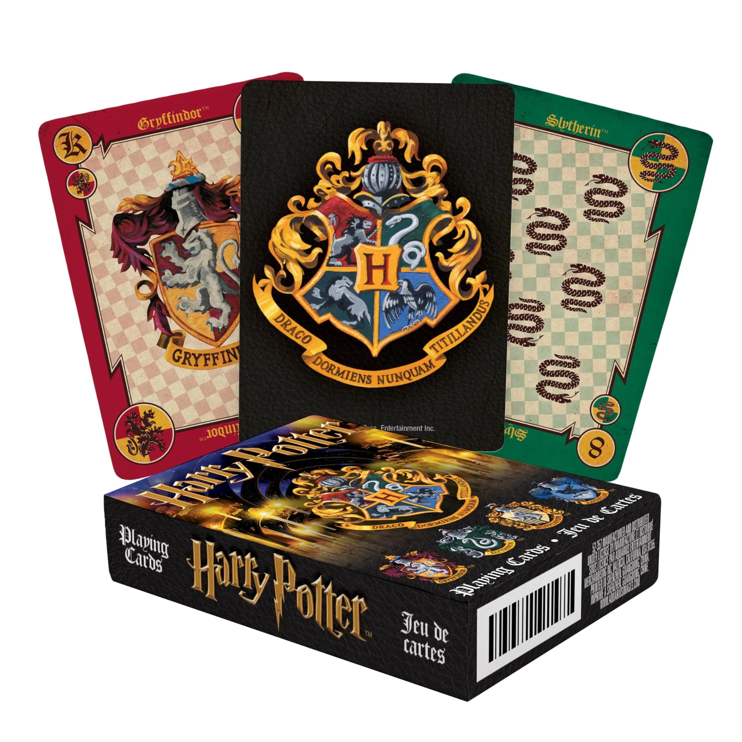 Aquarius Harry Potter Crests Playing Cards - Officially Licensed Card Deck for Kids, Teens & Adults Ages 6+ | Standard Poker Size