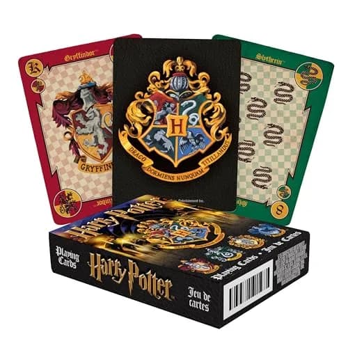 Aquarius Harry Potter Crests Playing Cards - Officially Licensed Card Deck for Kids, Teens & Adults Ages 6+ | Standard Poker Size thumbnail 1