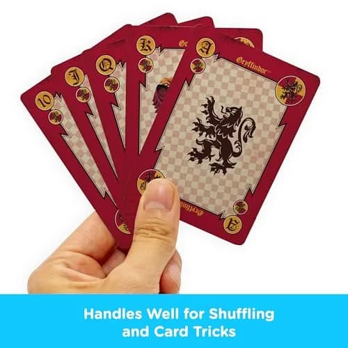 Aquarius Harry Potter Crests Playing Cards - Officially Licensed Card Deck for Kids, Teens & Adults Ages 6+ | Standard Poker Size thumbnail 5