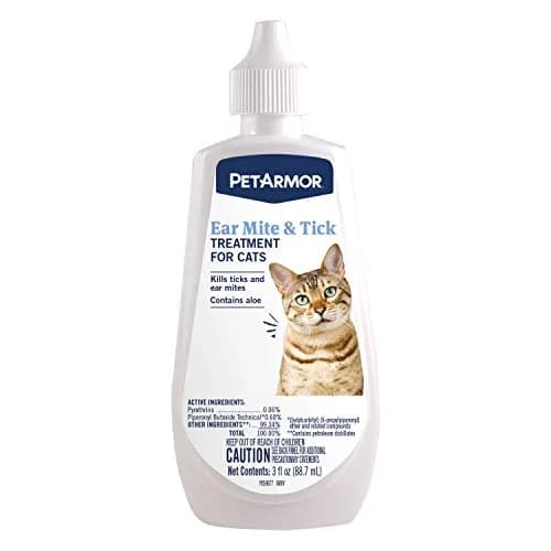 PetArmor Ear Mite Treatment for Cats, 3 oz - main product image