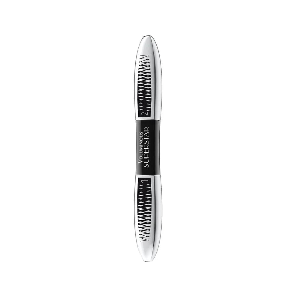 L'Oreal Paris Voluminous Superstar Waterproof Mascara, Black, 0.41 fl oz - Intense Black Lashes - view 2
