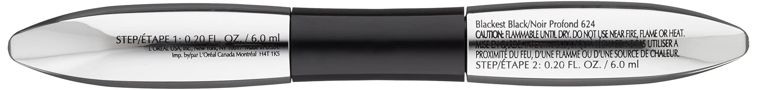 L'Oreal Paris Voluminous Superstar Waterproof Mascara, Blackest Black, 12 ml (0.41 Fl Oz) | Show-Stopping Lash Effect - view 2