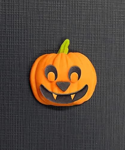 Katy Sue Pumpkin Face Silicone Mold for Halloween & Fall Cake Decorating & Crafts - 1.7 x 1.6 x 0.4 Inch Pumpkin Size | Food-Grade Silicone thumbnail 5