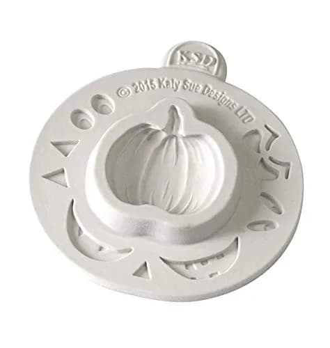 Katy Sue Pumpkin Face Silicone Mold for Halloween & Fall Cake Decorating & Crafts - 1.7 x 1.6 x 0.4 Inch Pumpkin Size | Food-Grade Silicone thumbnail 2