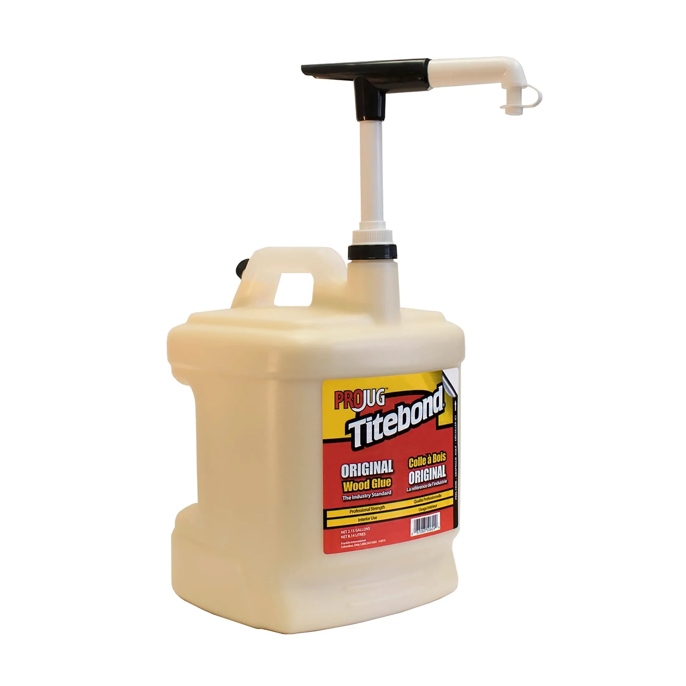 Titebond Original Wood Glue ProJug 2.15 Gal. (8.1 L) | Industry Standard Woodworking Adhesive - view 2