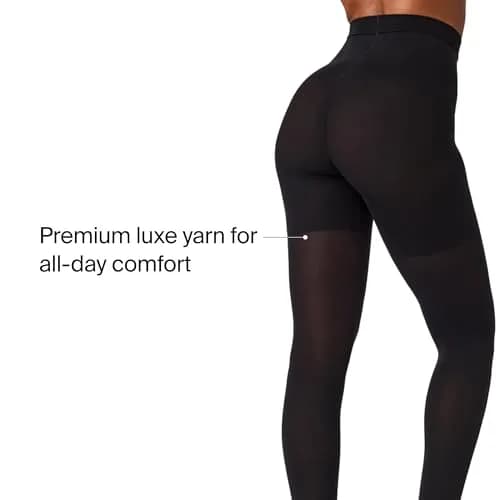 SPANX SPANXshape Mid-Thigh Tight-End Tights, Very Black, A | Comfortable, Flattering Fit for Women thumbnail 4
