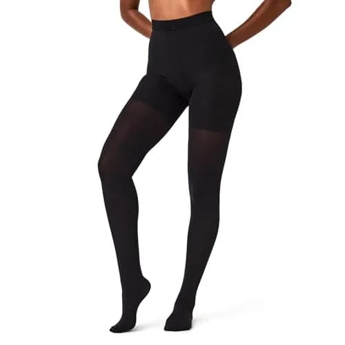 SPANX SPANXshape Mid-Thigh Tight-End Tights, Very Black, D | Level 3 Shaping for All-Day Comfort thumbnail 1