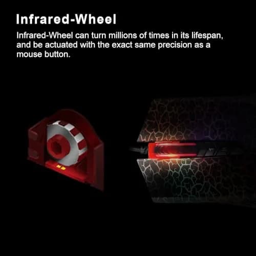 Bloody A70 II Optical Gaming Mouse with Light Strike Switch & Scroll | 8000 DPI, 0.2ms Response thumbnail 5
