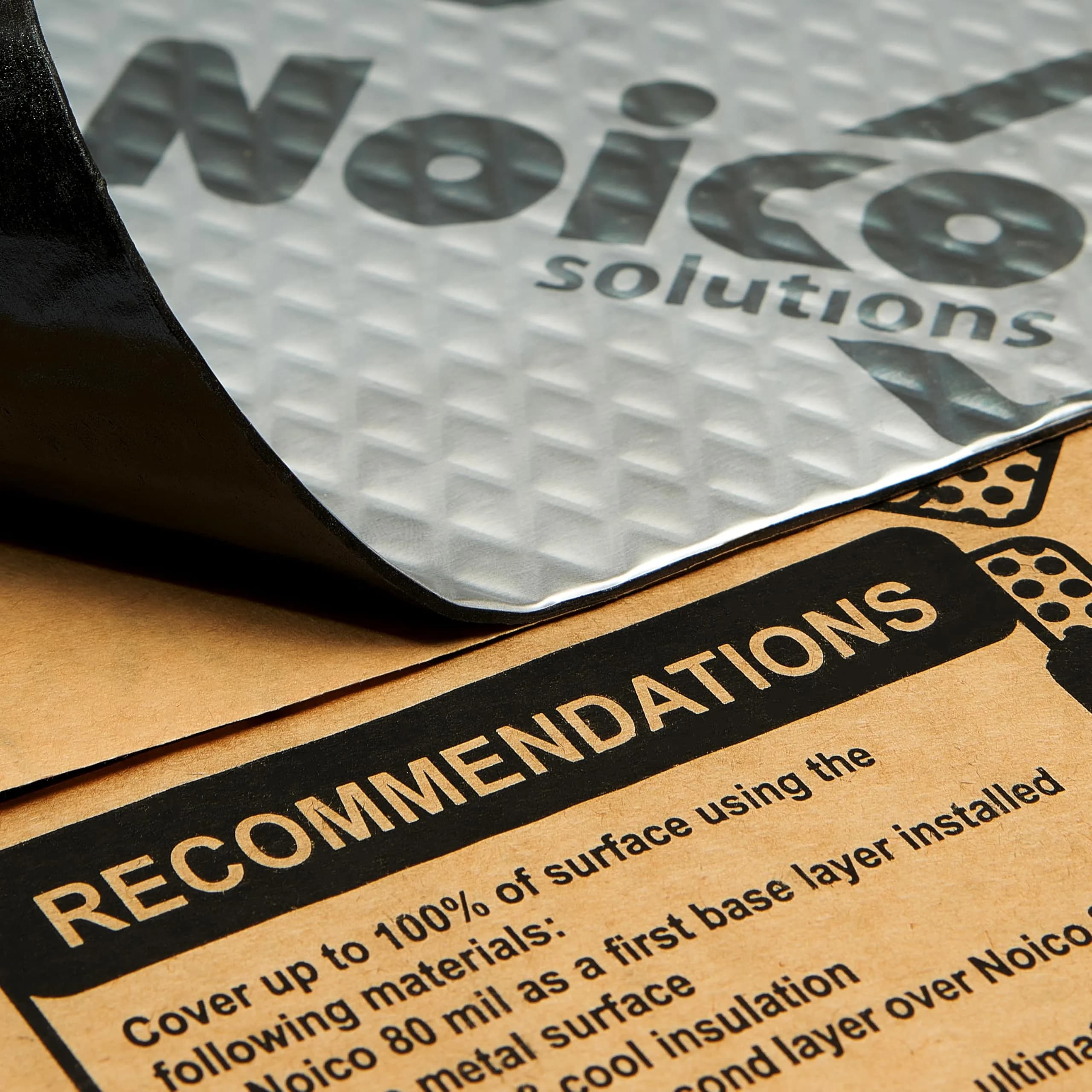 Noico Pro 80 mil 18 sqft Car Sound Deadening Mat | Reduces Road Noise & Vibrations - view 8