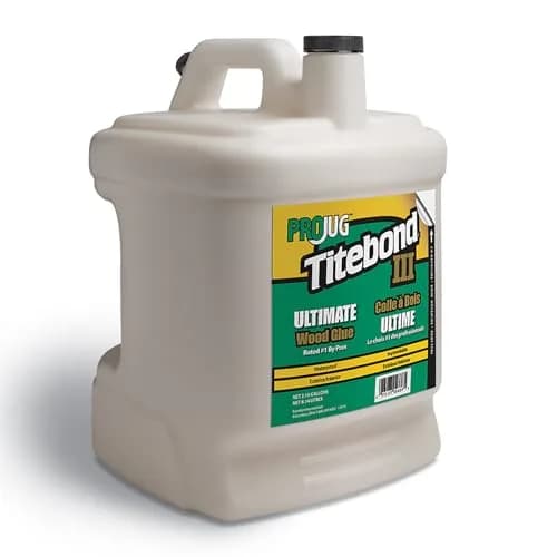 Titebond III Ultimate Wood Glue PROJug 2.15 Gal. (8140 ml) | Waterproof Professional Woodworking Adhesive — 275.2 Fluid Ounce (1 Jug)