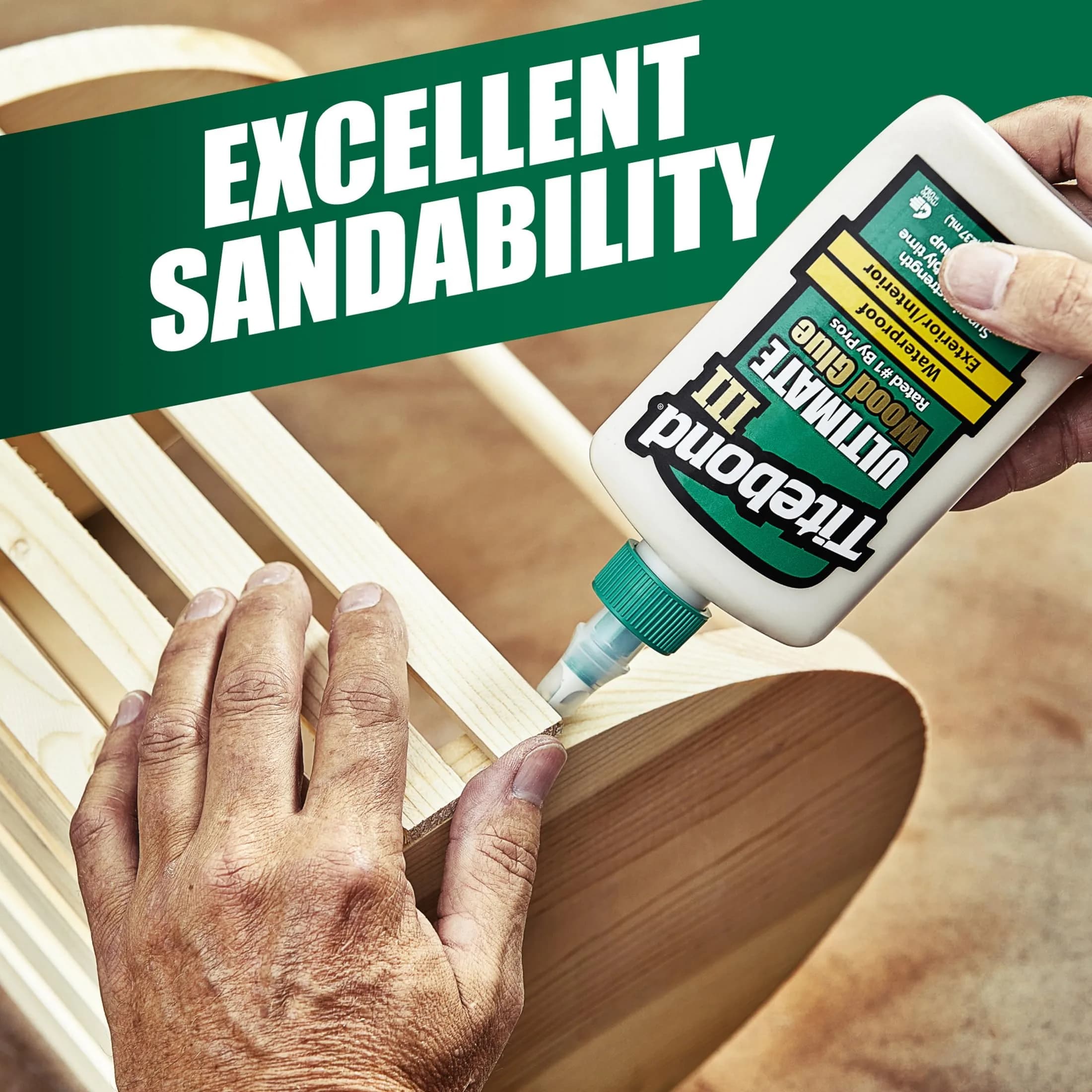 Titebond III Ultimate Wood Glue PROJug 2.15 Gal. (8140 ml) | Waterproof Professional Woodworking Adhesive - view 6