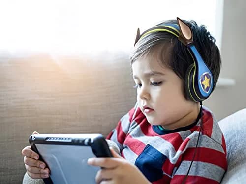 eKids Paw Patrol Chase Kid-Friendly Headphones with Volume Limiting | 3.5mm Jack thumbnail 4