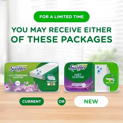 Swiffer Sweeper Wet Mopping Cloths Febreze Lavender Scent 36 Count | Deep Cleaning Action for All Finished Floors thumbnail 2
