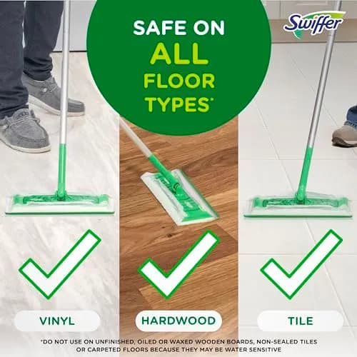 Swiffer Sweeper Wet Mopping Cloths Febreze Lavender Scent 36 Count | Deep Cleaning Action for All Finished Floors thumbnail 3