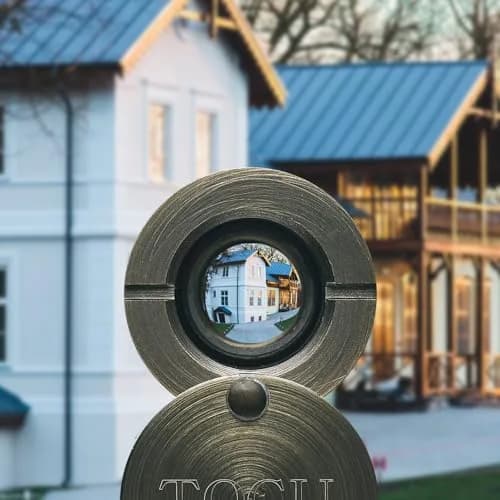 TOGU Solid Brass UL Listed Door Viewer 220-Degree View with Privacy Cover 5-Pack | 28mm (1.1") Top Diameter, Fits 35-55mm Doors thumbnail 7