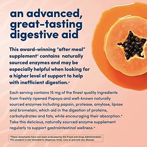 American Health Enzymes Chewable Super Papaya Enzyme Plus 720 Count | Digestive Support for Adults thumbnail 4