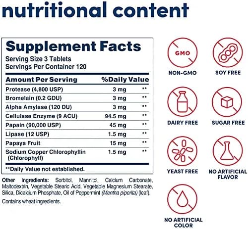 American Health Enzymes Chewable Super Papaya Enzyme Plus 720 Count | Digestive Support for Adults thumbnail 2