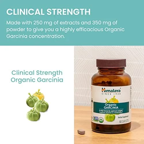 Himalaya Organic Garcinia Cambogia Herbal Supplement 600 mg | Appetite & Lipid Support, USDA Organic, Vegan, 120 Caplets thumbnail 6