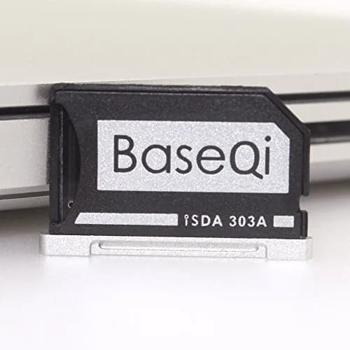 BaseQi Aluminum microSD Adapter for MacBook Pro Retina 13" | Seamless, Compact Storage Expansion thumbnail 2