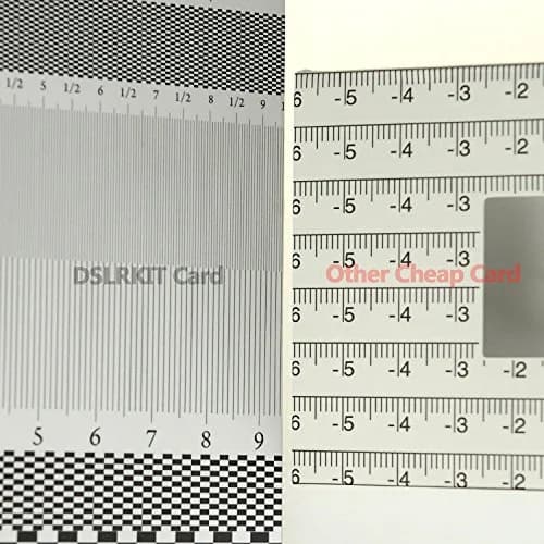 DSLRKIT Lens Focus Calibration Tool Alignment Ruler Folding Card | Precise Auto-Focus Adjustment (70-120 chars) thumbnail 5