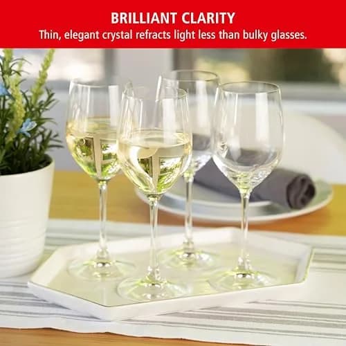 Spiegelau Vino Grande White Wine Glasses Set of 4 | Elegant German-Made Crystal for Chardonnay & Pinot Grigio thumbnail 3