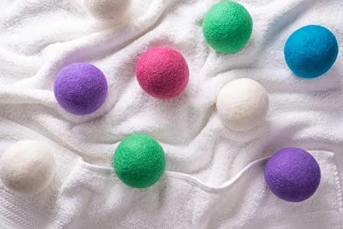 Woolzies Wool Dryer Balls Organic 6 XL Grey | Natural Fabric Softener, Reduces Drying Time thumbnail 4