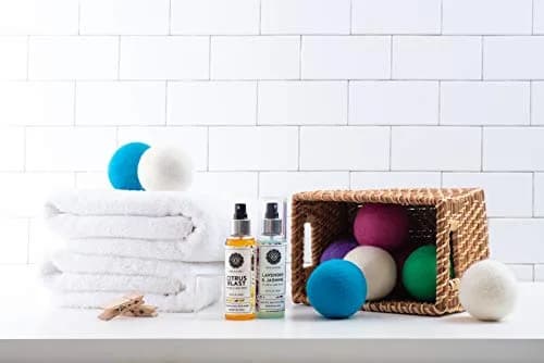 Woolzies Wool Dryer Balls Organic 6 XL Grey | Natural Fabric Softener, Reduces Drying Time thumbnail 3