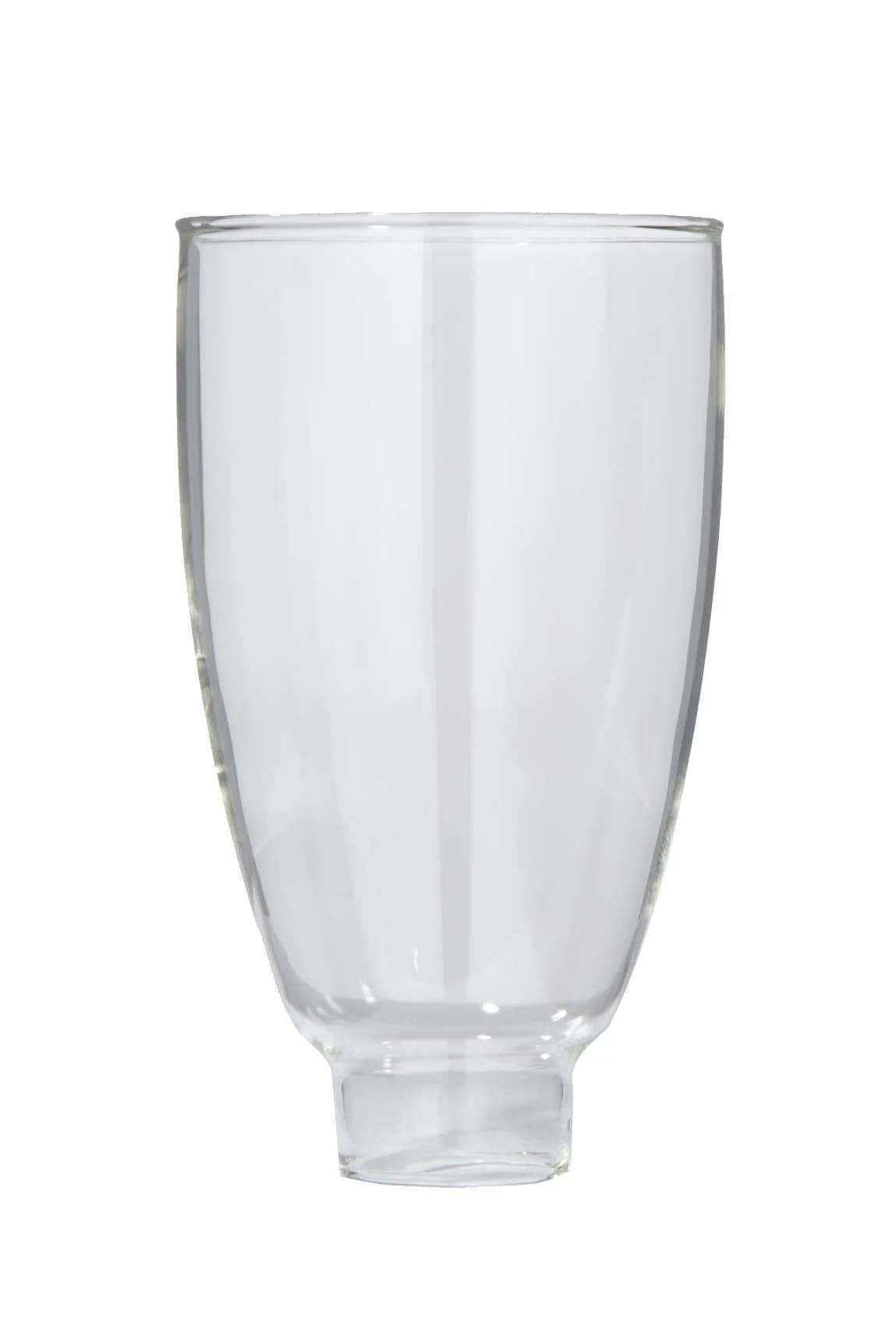 B&P Lamp® 6 1/2 Inch Clear Glass Colonial Lamp Shade for Sconces & Fixtures | Classic 6.5" Height, 3.75" Wide