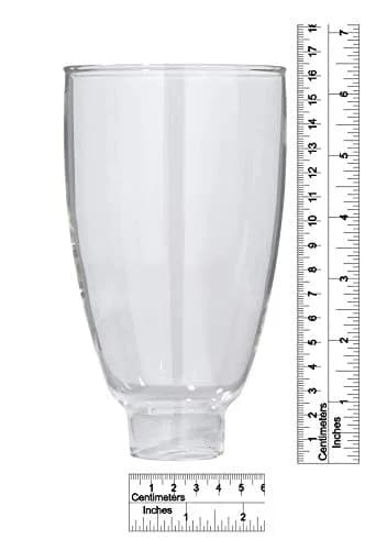 B&P Lamp® 6 1/2 Inch Clear Glass Colonial Lamp Shade for Sconces & Fixtures | Classic 6.5" Height, 3.75" Wide thumbnail 2