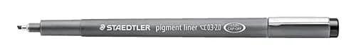 STAEDTLER Pigment Liner Black Chisel Tip 0.3-3.00 mm | Waterproof, Lightfast, Ideal for Technical Drawing thumbnail 1
