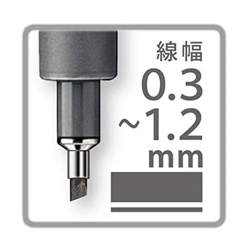 STAEDTLER Pigment Liner Black Chisel Tip 0.3-3.00 mm | Waterproof, Lightfast, Ideal for Technical Drawing thumbnail 6