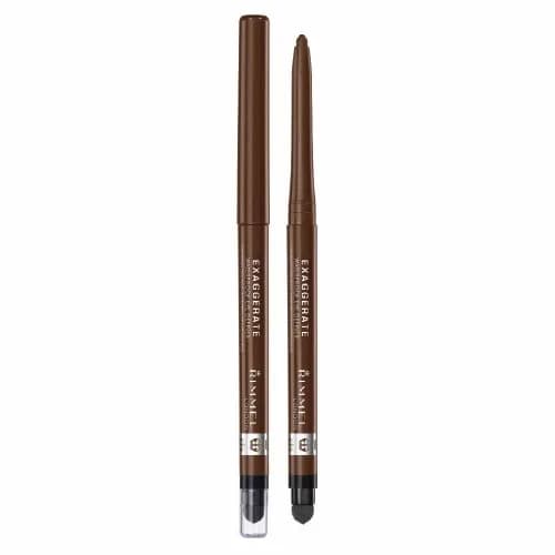 Rimmel London Exaggerate Waterproof Eye Definer Eyeliner Pencil - Rich Brown (3 Pack) - main product image