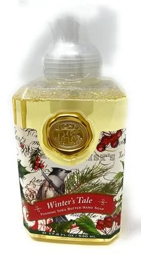 Michel Design Works Foaming Hand Soap, 17.8 oz | Winter's Tale scent, moisturizing, elegant design thumbnail 1