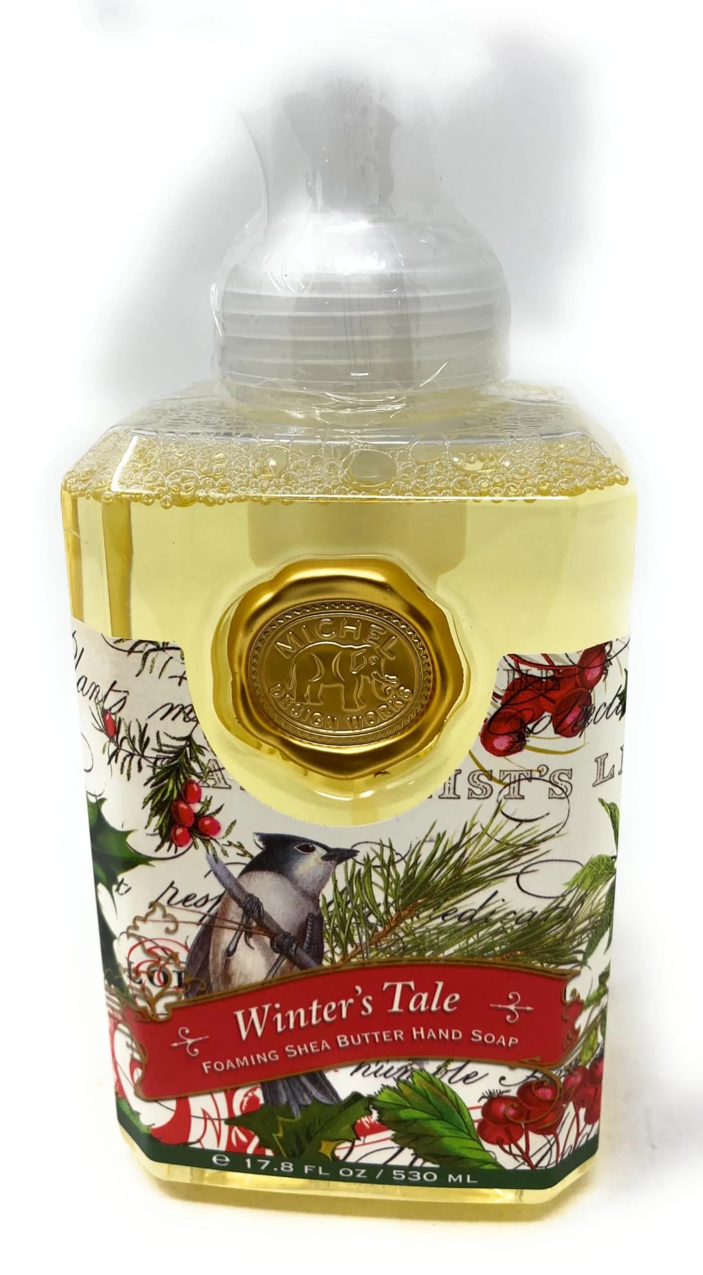 Michel Design Works Foaming Hand Soap, 17.8 oz | Winter's Tale scent, moisturizing, elegant design
