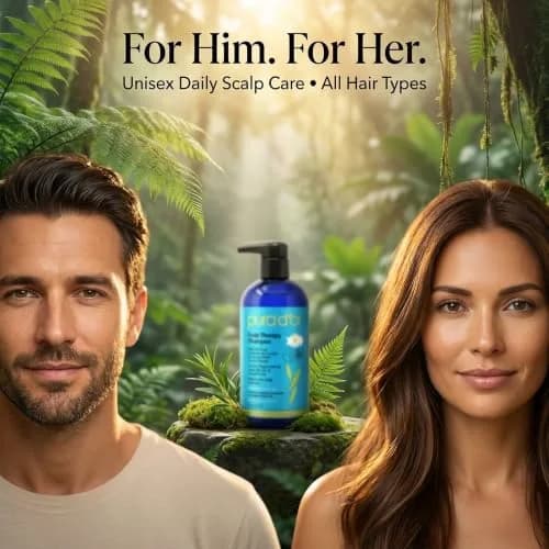 PURA D'OR Scalp Therapy Shampoo for Dryness and Buildup Care 473ml (16 Fl Oz) | Soothes Itchy Scalp thumbnail 4