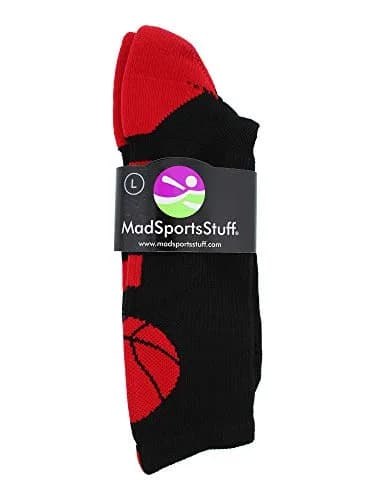 MadSportsStuff Basketball Socks Small | Durable Knit, Supportive & Moisture-Wicking thumbnail 4
