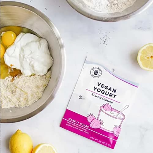 Cultures for Health Vegan Yogurt Starter Culture | 4 Packets | Dairy-Free Plant Milk Yogurt | Probiotic Gut Support thumbnail 3