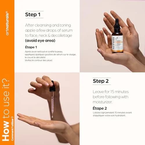 Artnaturals Vitamin C Serum with Hyaluronic Acid 1 fl oz | Anti-Aging & Hydrating thumbnail 5