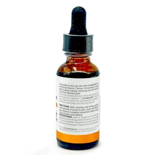Artnaturals Vitamin C Serum with Hyaluronic Acid 1 fl oz | Anti-Aging & Hydrating thumbnail 3