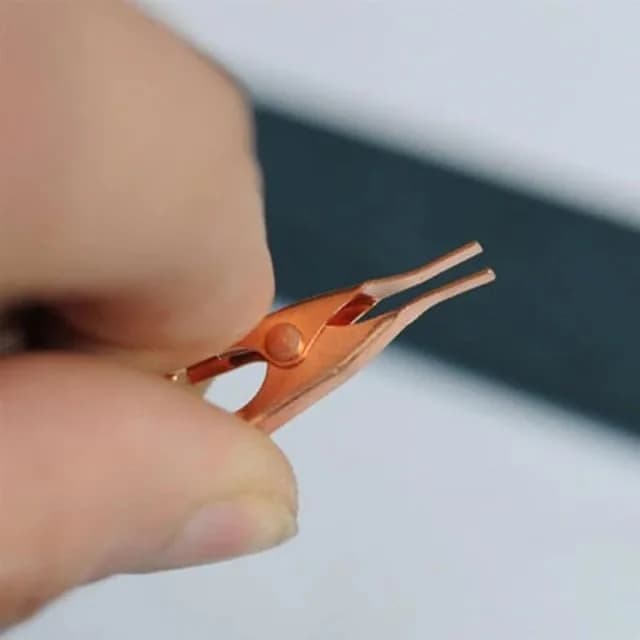 KUJOBUY Micro Alligator Copper Clips Pack of 50 | Precision Electrical Prototyping Tool thumbnail 5