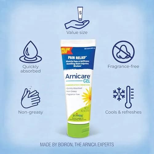 Boiron Arnicare Gel 4.2 oz | Homeopathic Muscle & Joint Pain Relief thumbnail 3