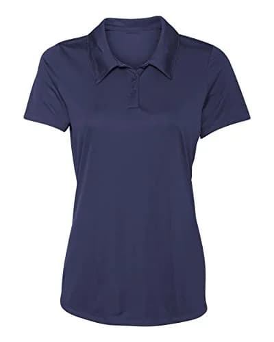 Opna Women's Dry-Fit Golf Polo Shirts 3-Button in Navy | Moisture Wicking & Breathable (70-120 chars) thumbnail 1