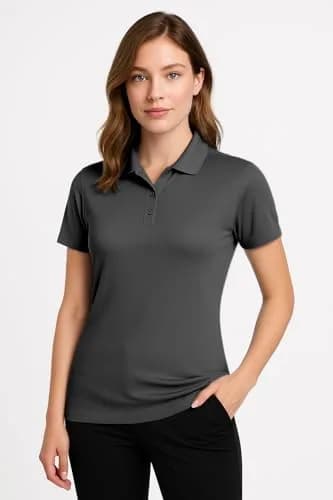 Opna Women's Dry-Fit Golf Polo Shirts 3-Button in 20 Colors XS-3XL | Moisture-Wicking & Breathable Athletic Fit thumbnail 2