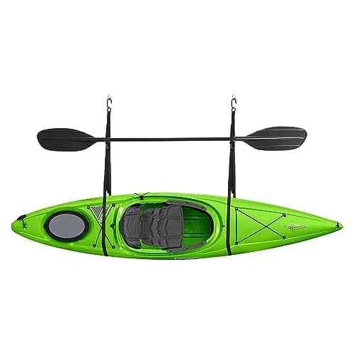 RAD Sportz Single Kayak Rack - 55 lb (25 kg) Capacity Wall or Ceiling Storage Straps | Adjustable Kayak Hanger thumbnail 1