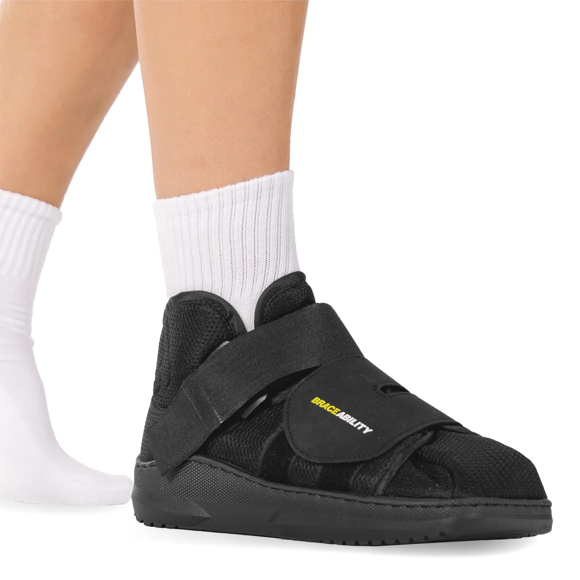 BraceAbility Closed Toe Medical Walking Shoe - Lightweight Post-Op Foot Boot (XL) | Support & Recovery
