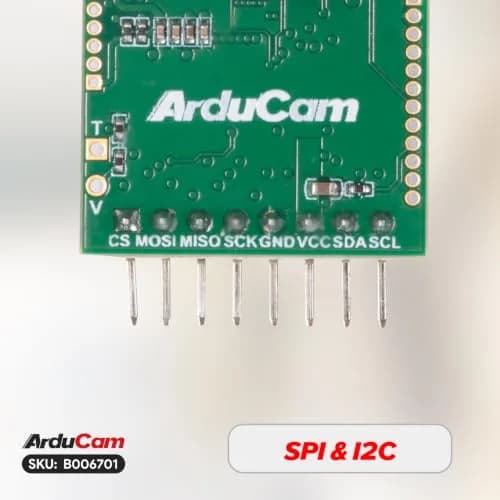 Arducam Mini Module Camera Shield with OV2640 2 Megapixels Lens | Compatible with Arduino UNO Mega2560 & Raspberry Pi Pico thumbnail 4