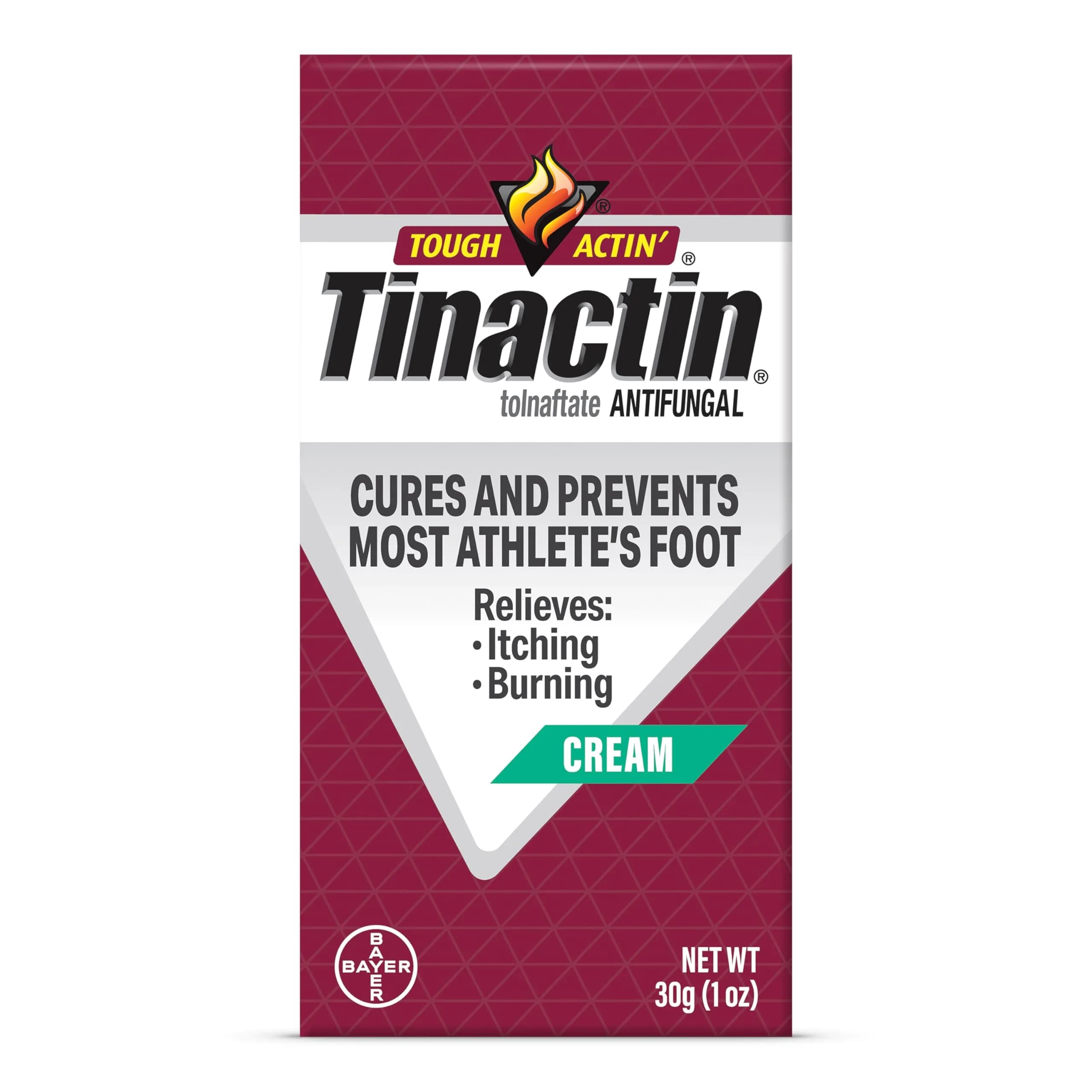 Tinactin Antifungal Cream 1oz | Athlete’s Foot & Ringworm Relief, Clinically Proven