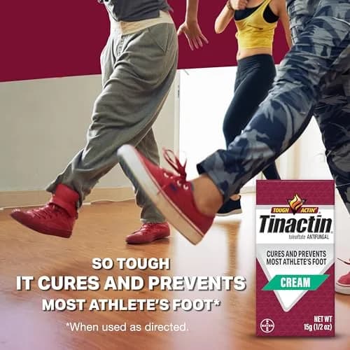 Tinactin Antifungal Cream 1oz | Athlete’s Foot & Ringworm Relief, Clinically Proven thumbnail 2