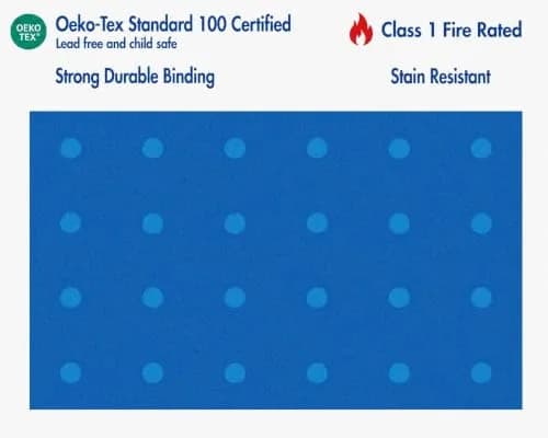 KidCarpet.com Classroom Rug 6' x 8'6" Blue on Blue | Durable Educational Carpet thumbnail 2