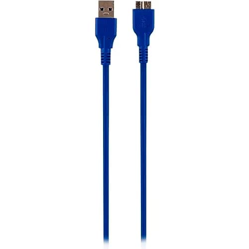 Ativa Blue Micro USB 3.0 Cable 2.74m (6ft) | 5Gbps Data Transfer thumbnail 4